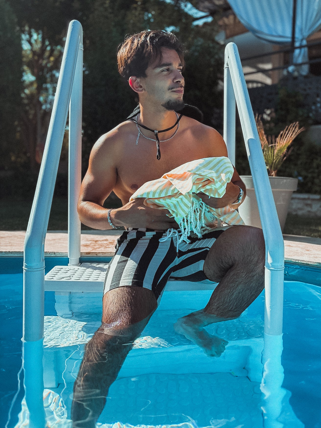 Serviette de plage fine