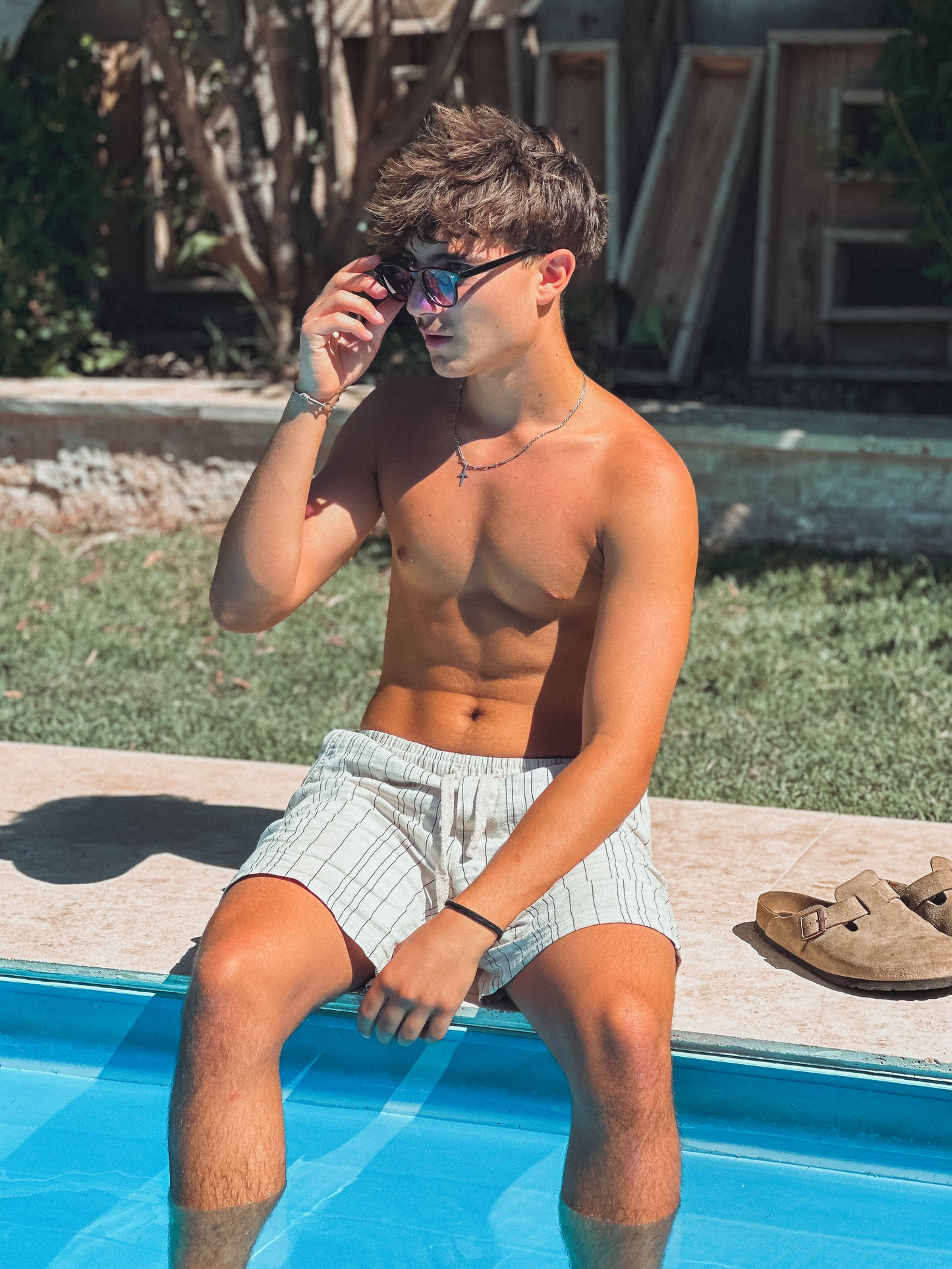 Lunette de soleil ronde